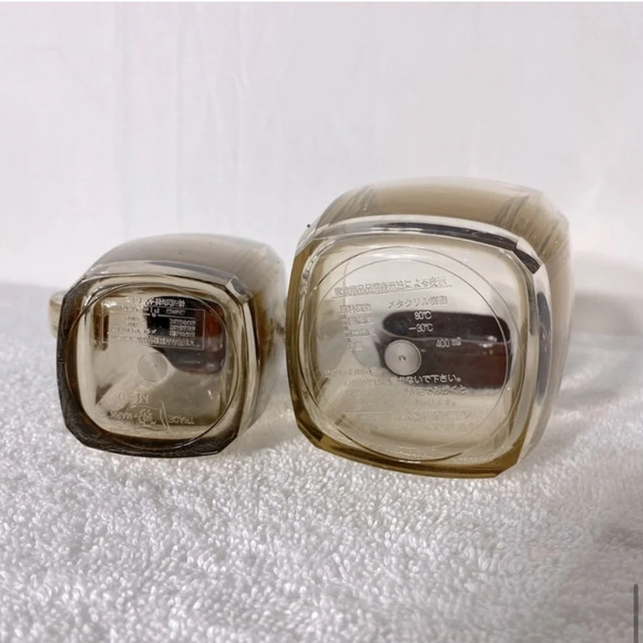 Vintage Brown Thick Hard Plastic Creamer &  Sugar Dish With Lids - Picture 8 of 11